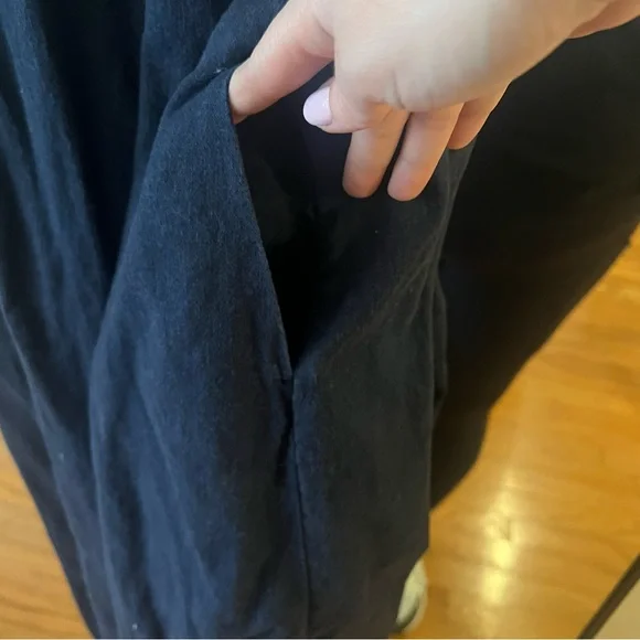 Abercrombie & Fitch Linen-Blend Midi dress - Picture 5 of 13